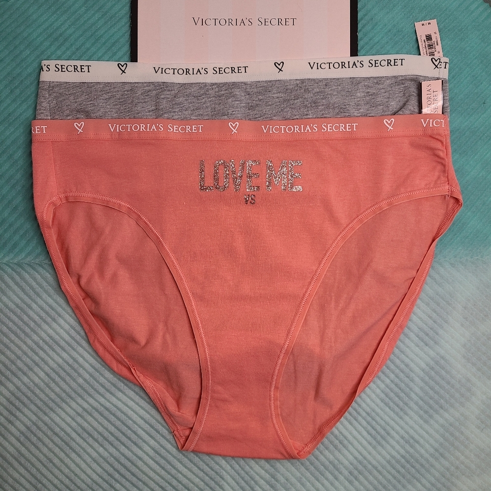 Victoria's Secret 2pk Hi-leg Brief Panties Size M